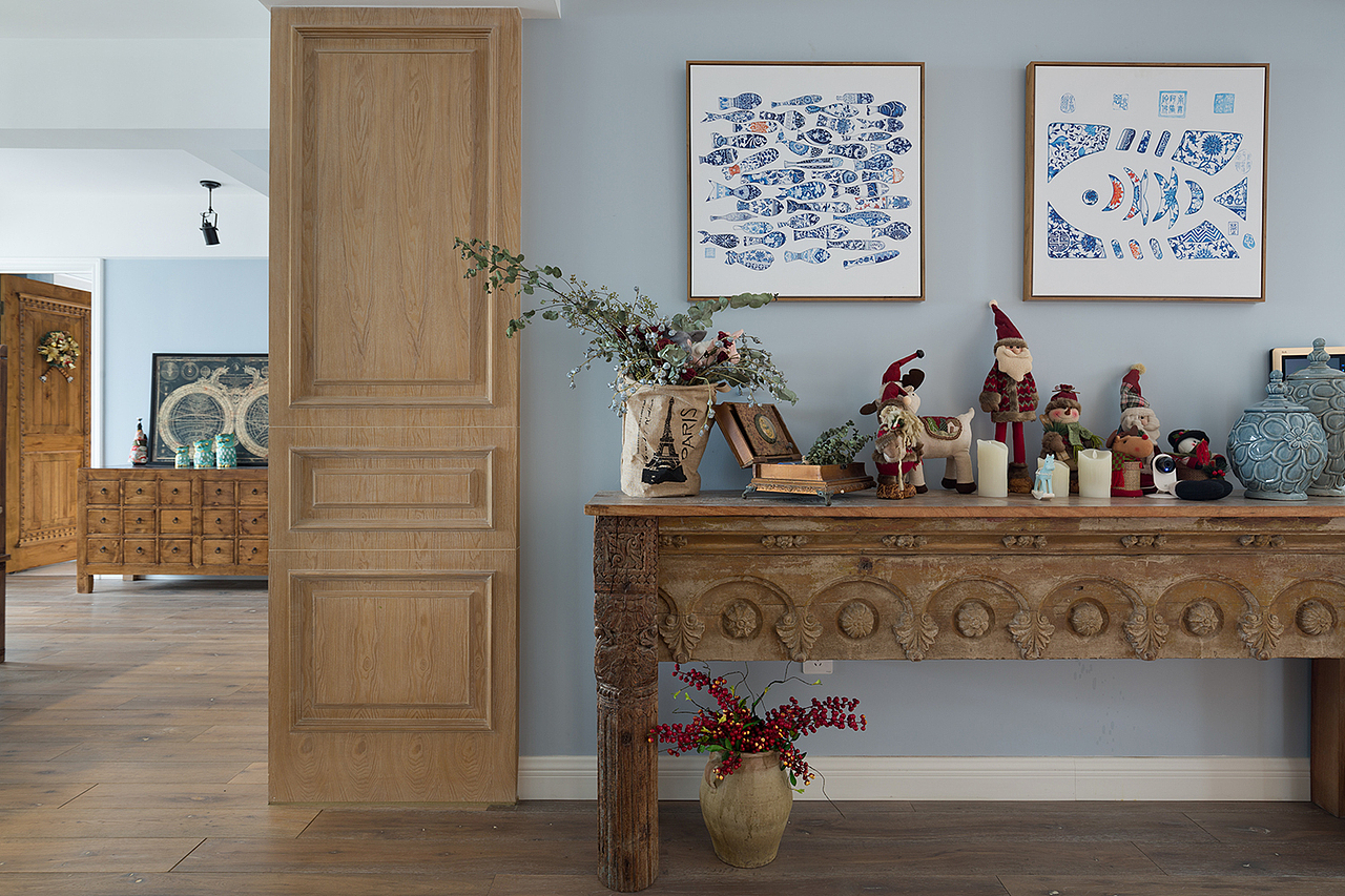 之境内建筑 | 成都320平顶楼跃层法式乡村超美生活