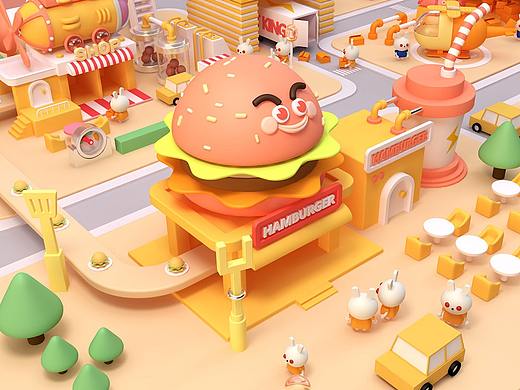 c4d灯光场景练习