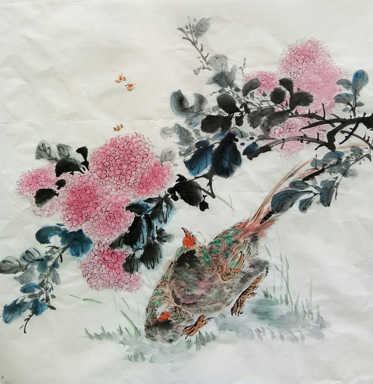 中國畫：锦绣前程（图ZMTU2MzA5OTY0） - 绘画 - 站酷设计师德波陶瓷藝術工室原创素材 - 站酷ZCOOL