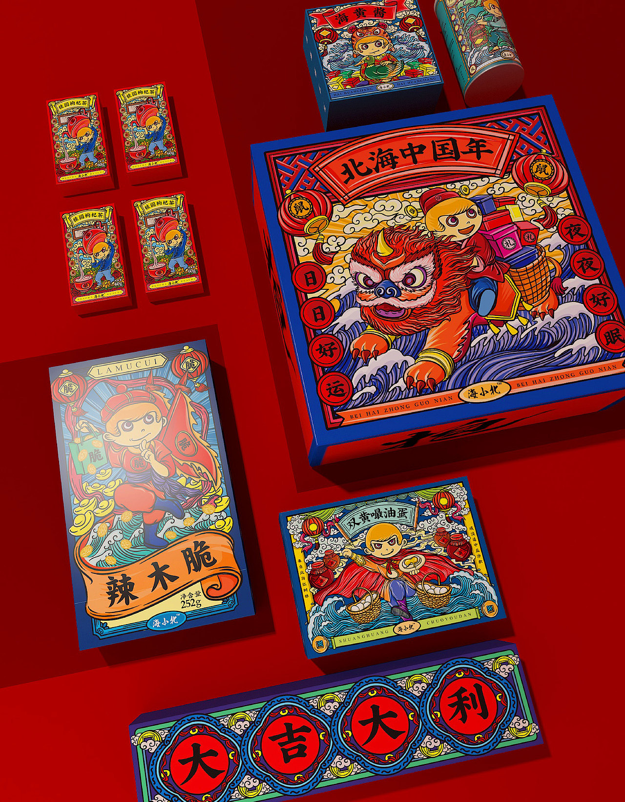 猴子IP国潮包装设计（图ZMTk4MTU5Mzky） - 品牌 - 站酷设计师末日孤歌原创素材 - 站酷ZCOOL