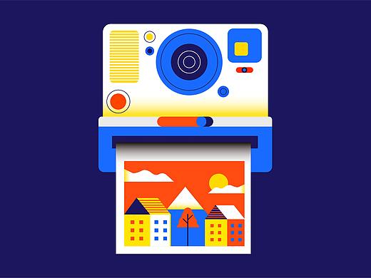 扁平風格相機圖標（個人主頁-ZNDY1OTc5ODA=） - 圖案 - 站酷設(shè)計師記得忘記原創(chuàng)素材 - 站酷ZCOOL