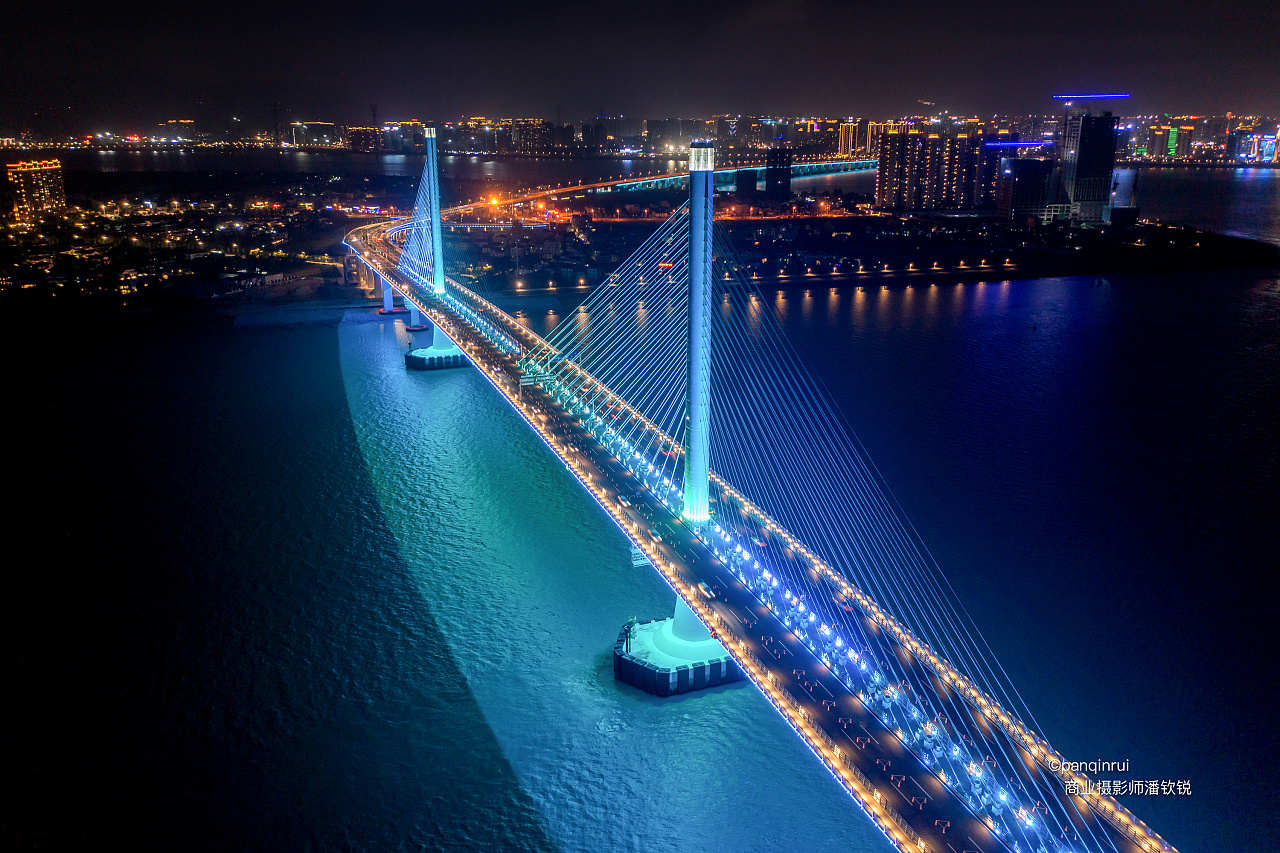 温州北汊大桥亮化项目拍摄