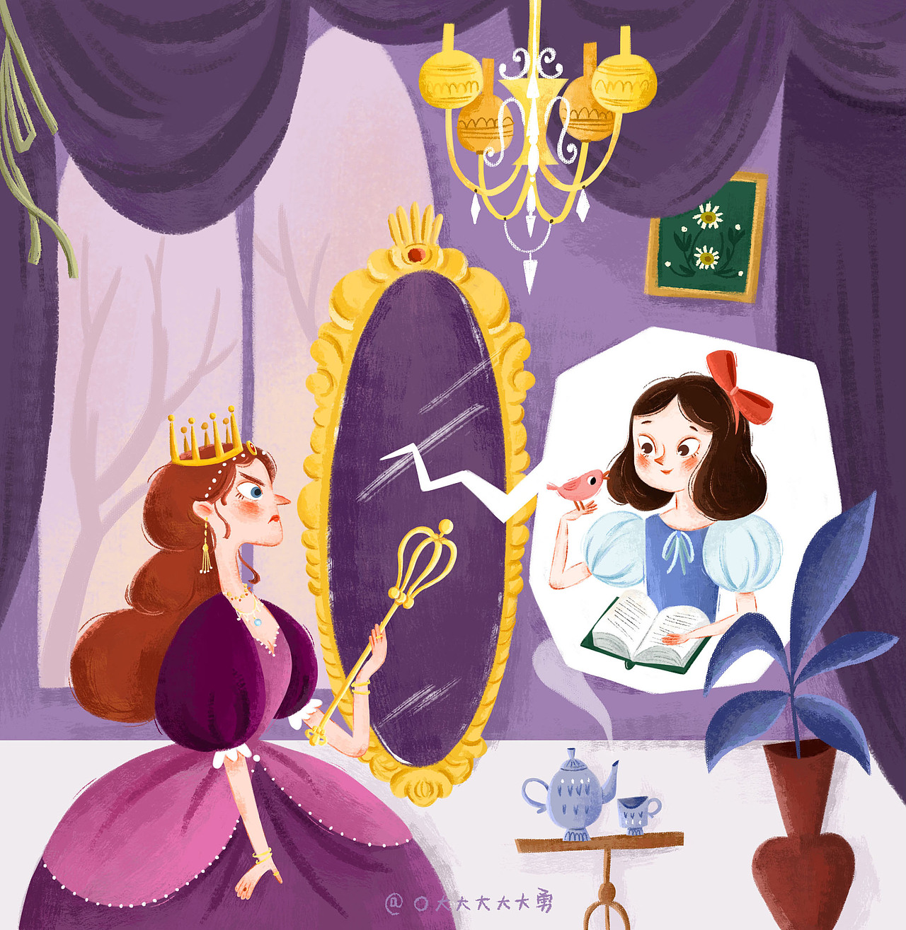 有声绘本-白雪公主_o大勇-站酷zcool