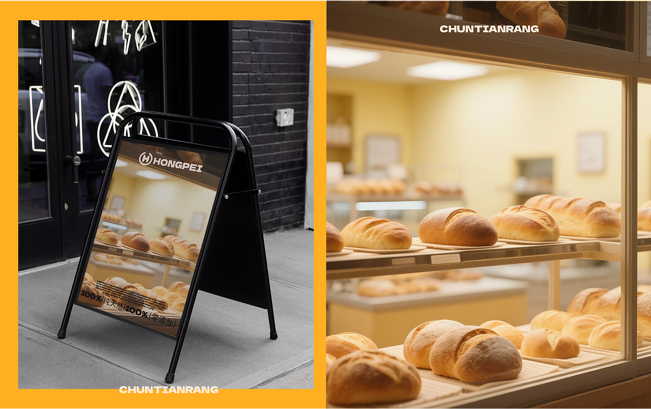 HONGPEI烘焙品牌设计（图ZMzkzMTAwNTg0） - 品牌 - 站酷设计师铭小叔原创素材 - 站酷ZCOOL