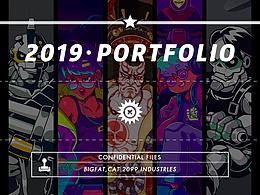 2019个人插画作品总结 - 2019 PORTFOLIO