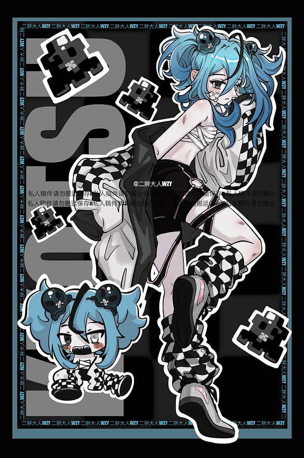 萌废废（图ZMzE3Nzk2NzYw） - 概念设定 - 站酷设计师二胖大人WZY原创素材 - 站酷ZCOOL