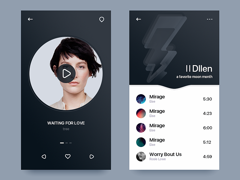Concept APP Design（图ZMTY3OTgzNDcy） - APP界面 - 站酷设计师三个圆圆原创素材 - 站酷ZCOOL