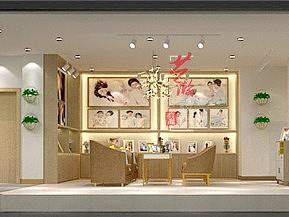 婚纱摄影店照相馆效果图设计店铺装修设计空间设计