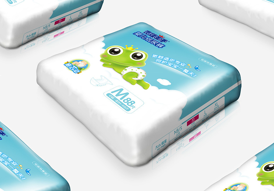 青蛙王子纸尿裤（图ZMzY0MDUxMzI=） - 包装 - 站酷设计师masterman360原创素材 - 站酷ZCOOL