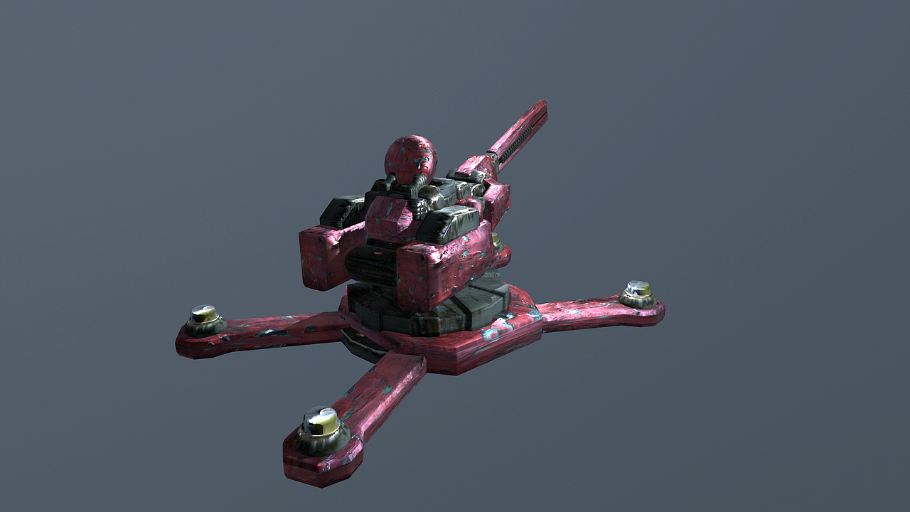 电磁轨道炮渲染