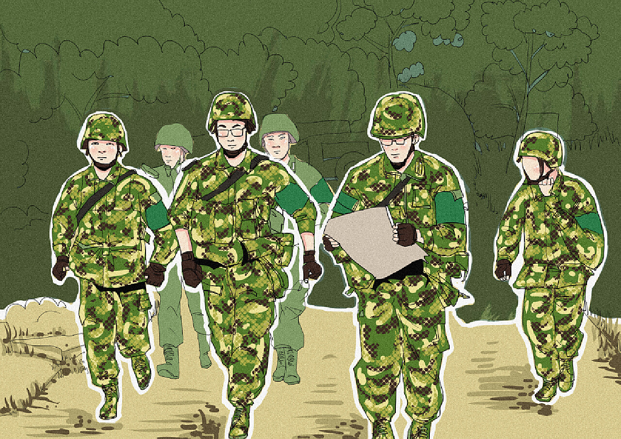 二战军事漫画，军事插画，古代战争，写实漫画插画_肖刚漫画-站酷ZCOOL