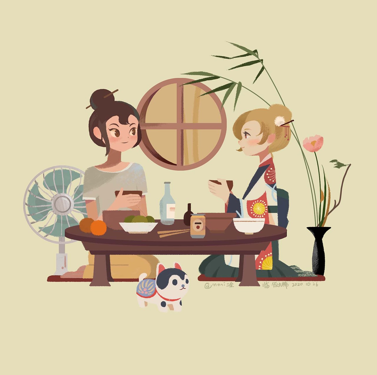 临摹 饭太稀|插画|创作习作|喵三山 - 临摹作品 - 站酷 (zcool)