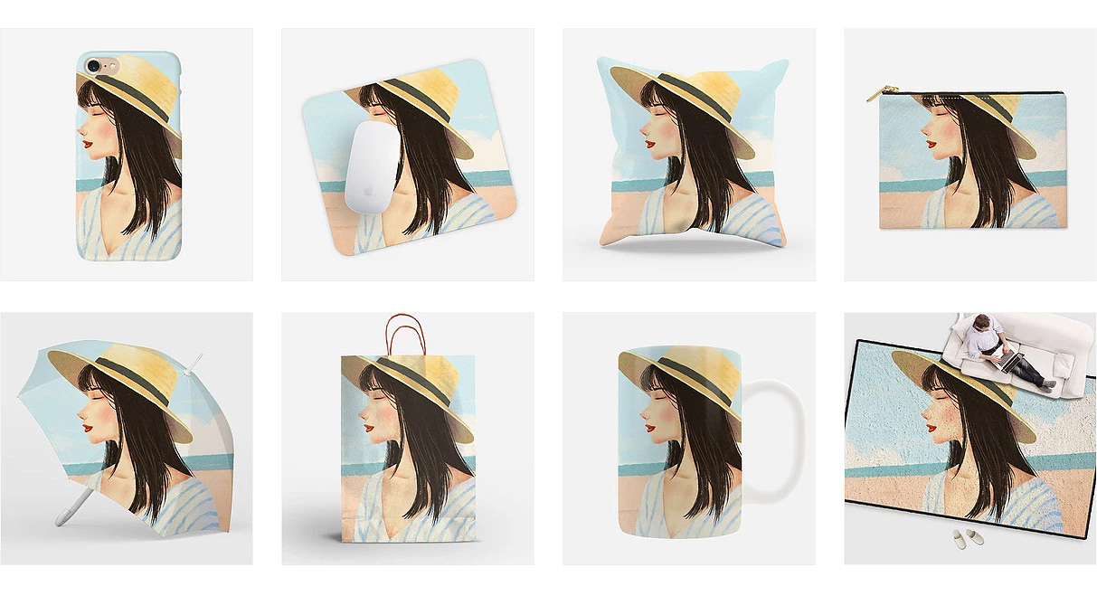 少女头像（图ZMTEwOTU2Mzc2） - 商业插画 - 站酷设计师苅安原创素材 - 站酷ZCOOL