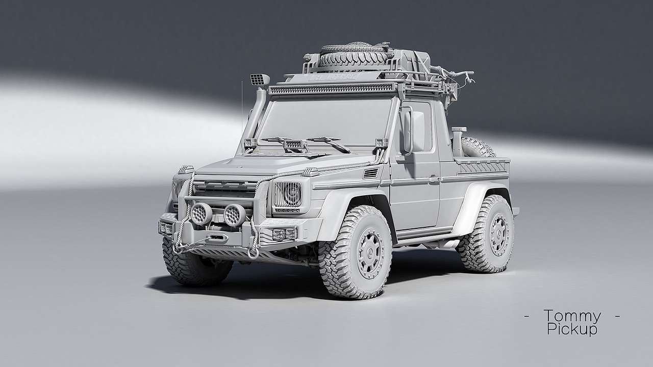 CGI Benz-G 65 Tommy Pickup（图ZOTE4OTYzMzI=） - 机械/交通 - 站酷设计师Tommy_林冲原创素材 - 站酷ZCOOL