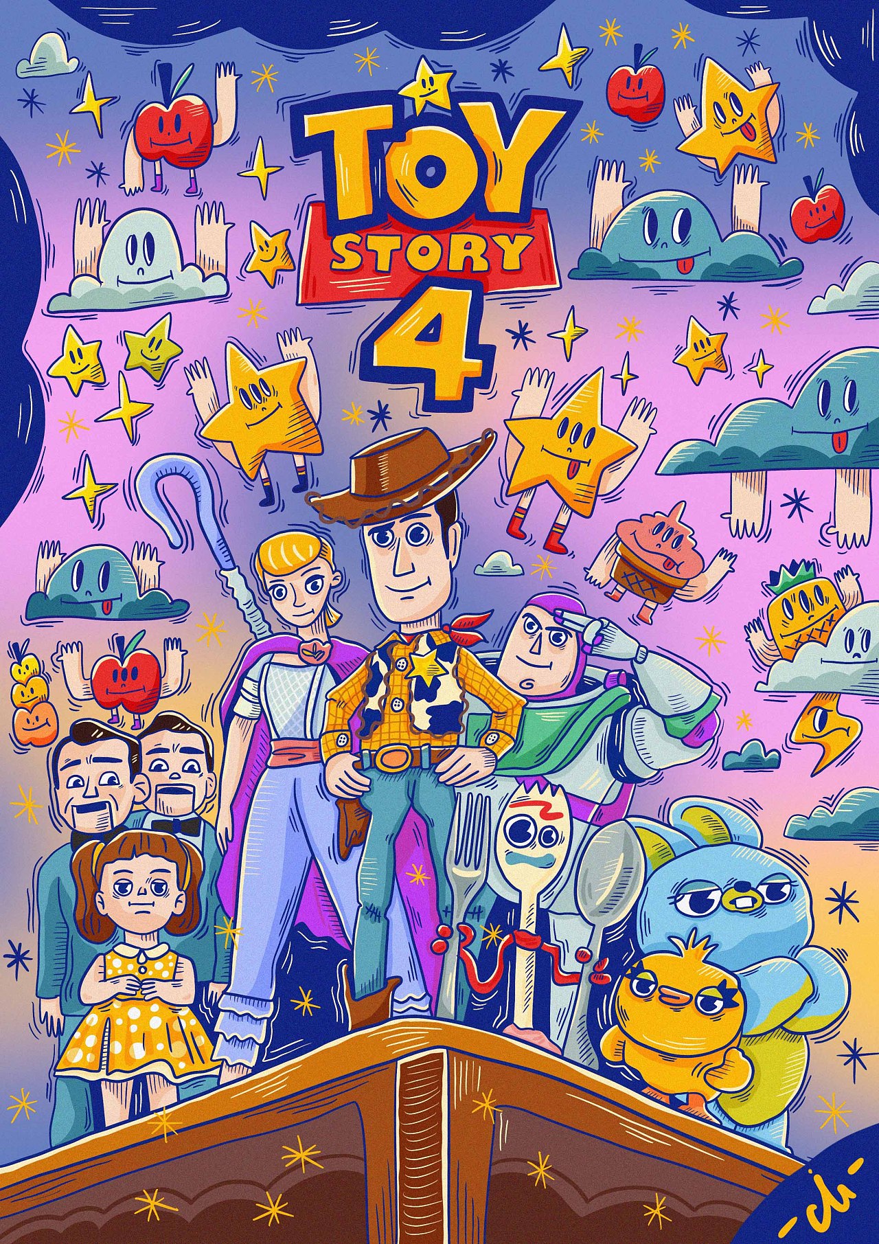 Toy story插画创作习作Mirror小学徒 原创作品 站酷 (ZCOOL)