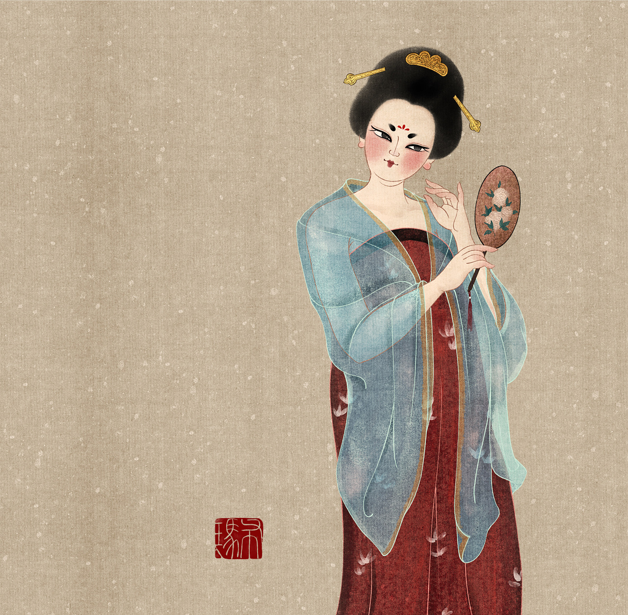 古风插画练习（图ZMjI1MzAwMjM2） - 创作习作 - 站酷设计师Bulma布玛原创素材 - 站酷ZCOOL