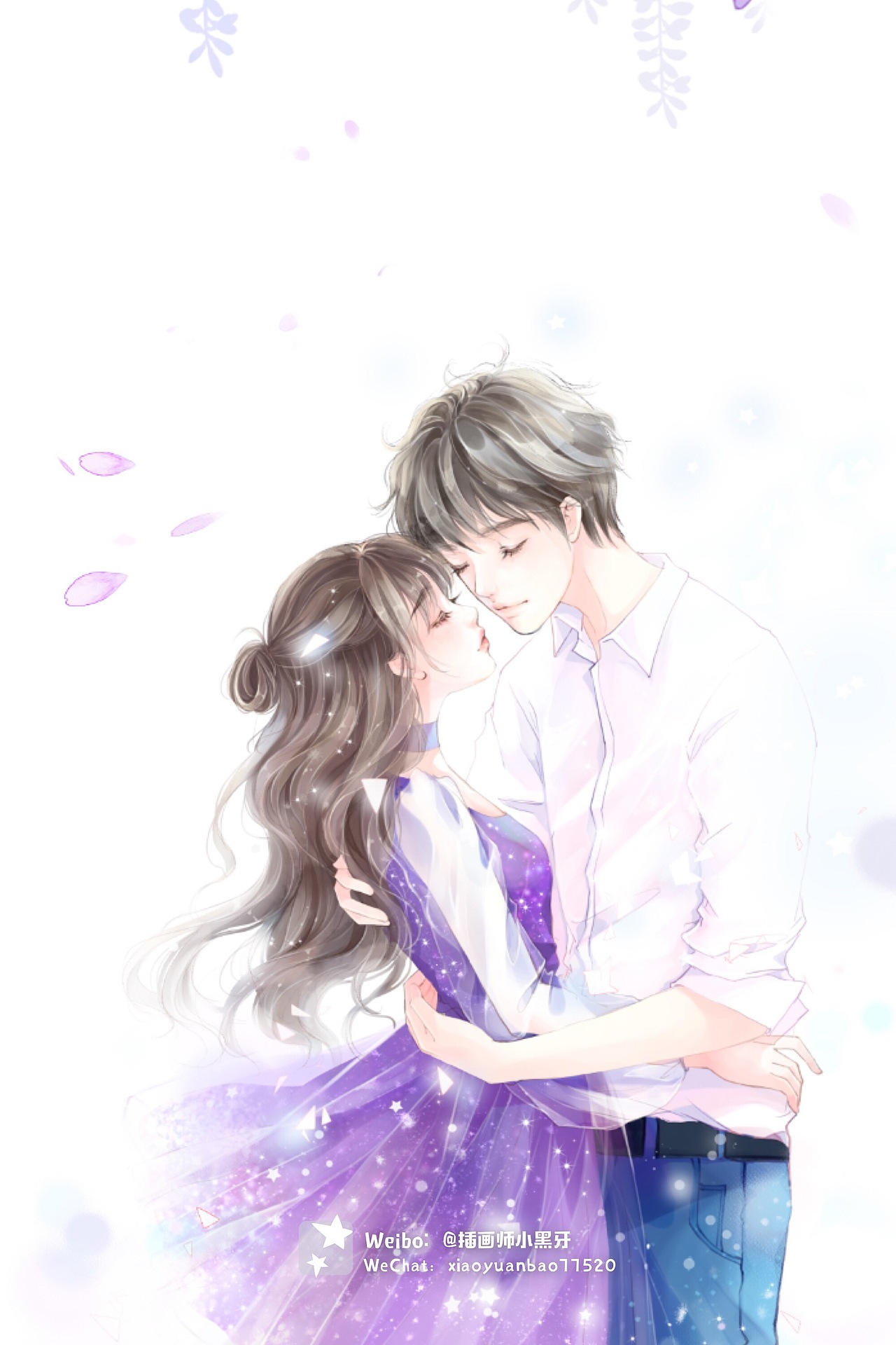 情人节（图ZMTQ0NTQ3MTc2） - 商业插画 - 站酷设计师插画师小黑牙原创素材 - 站酷ZCOOL