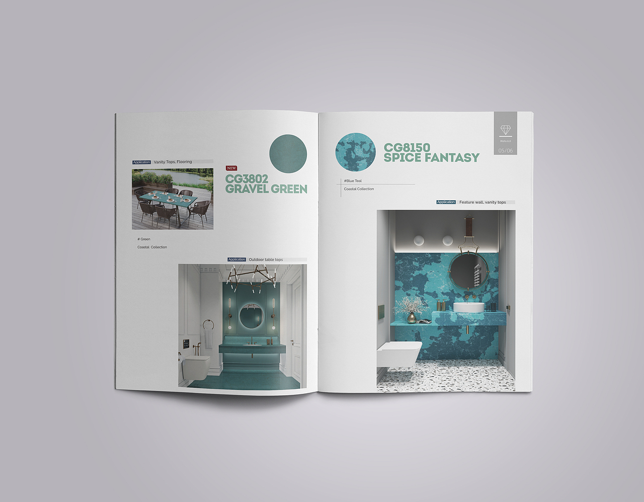 大理石材料画册