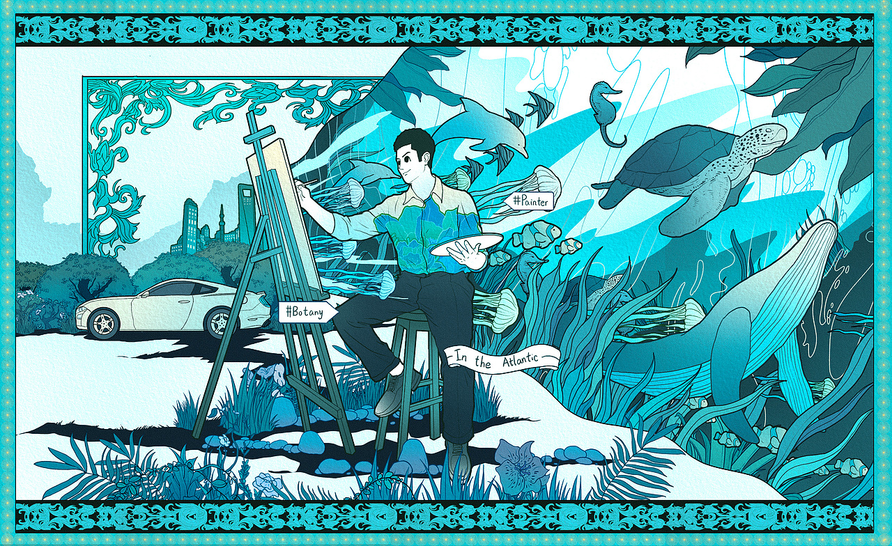 漫步旅行Ⅳ（图ZMjA3NzYyMzcy） - 创作习作 - 站酷设计师里几原创素材 - 站酷ZCOOL