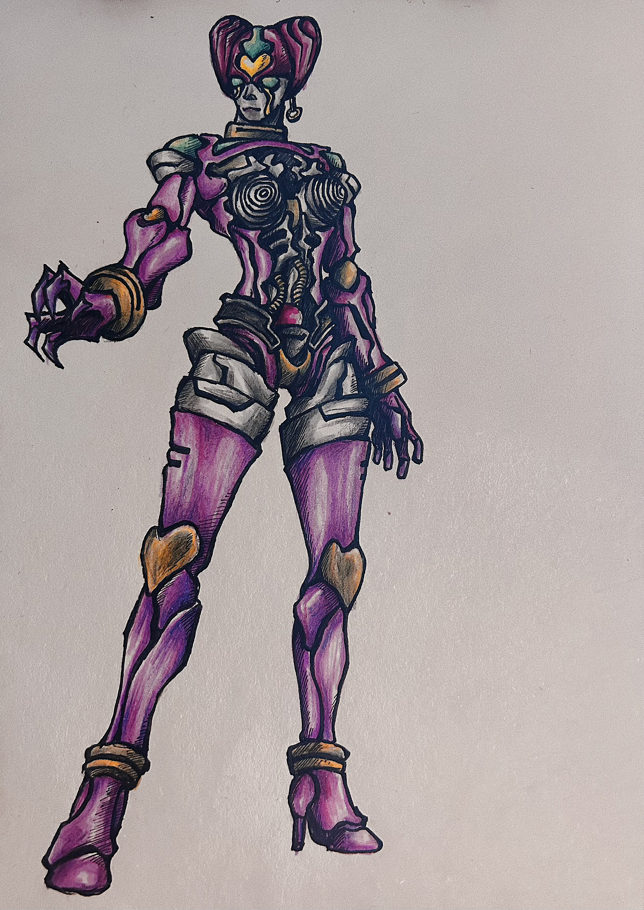 《角色设计：电脑美人》（图ZMzgwMzYzMjYw） - 概念设定 - 站酷设计师刘万托夫斯基原创素材 - 站酷ZCOOL