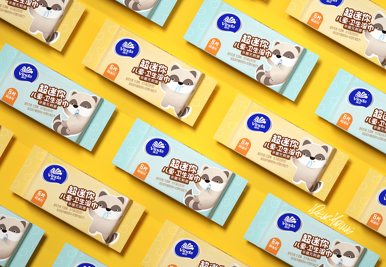 2017&2019 维达纸面巾、湿巾IP结合包装
