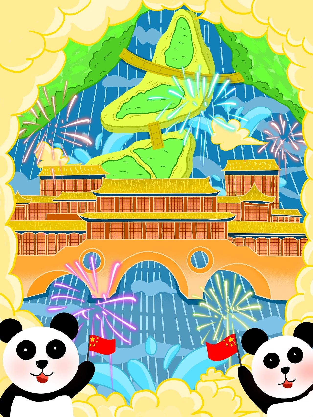 都江堰|插画|创作习作|海元志 - 原创作品 - 站酷 (zcool)