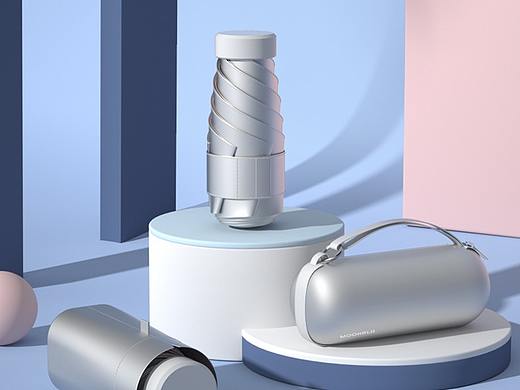 六折圆伞详情设计