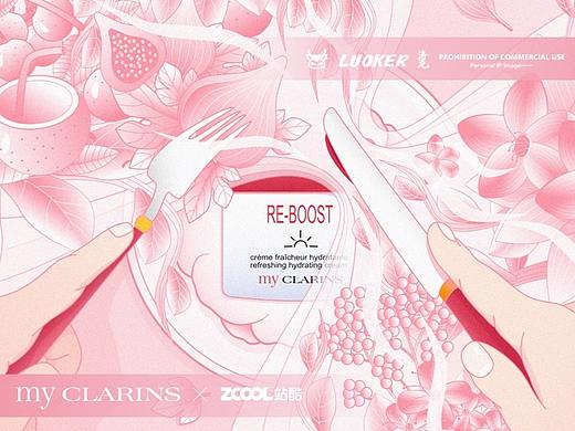 寻找天然好食肌——my CLARINS海报设计大赛