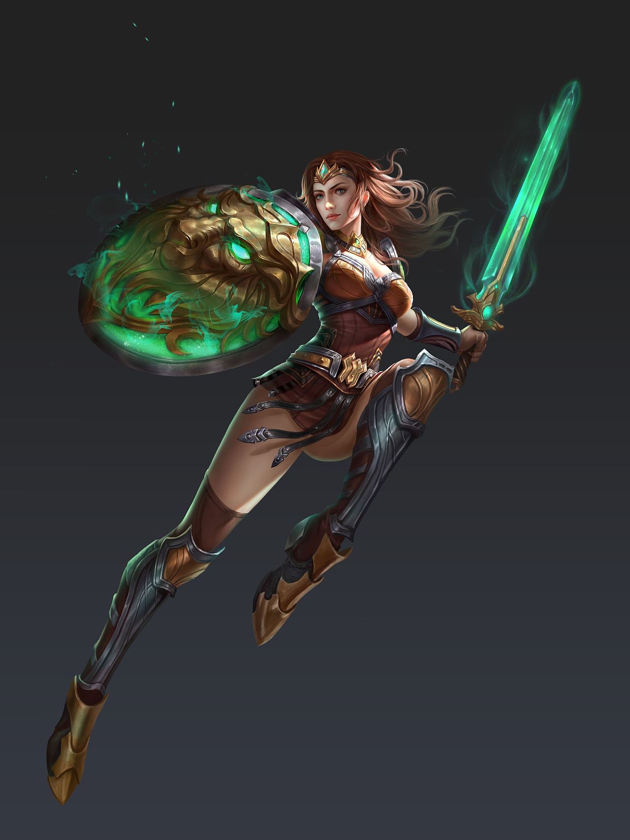 欧美立绘|插画|游戏原画|spike01 - 原创作品 - 站酷 (zcool)