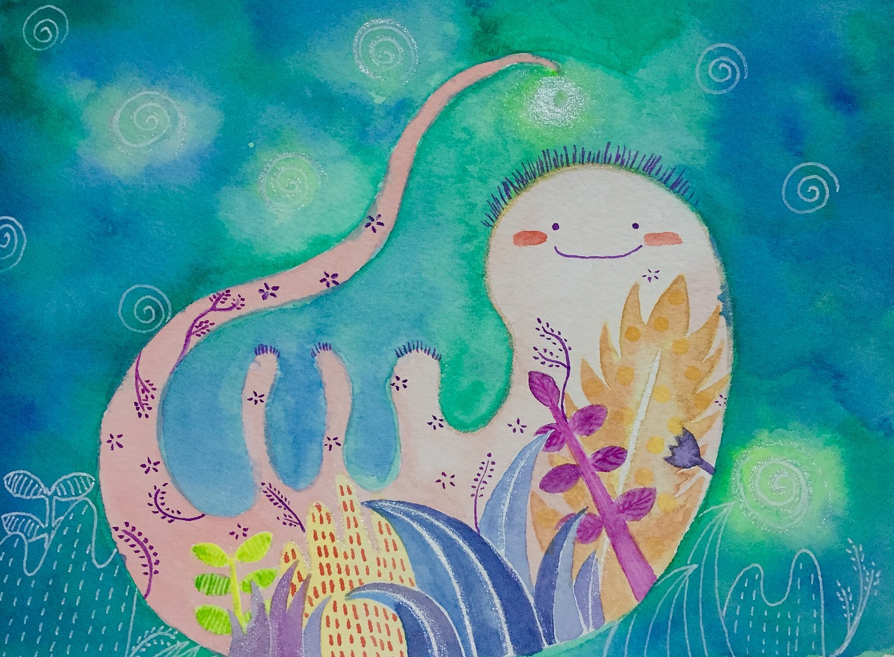 我把娃的涂鸦弄成这副样子了……（图ZMTAwOTM0Nzgw） - 儿童插画 - 站酷设计师LiuLiu_菓原创素材 - 站酷ZCOOL