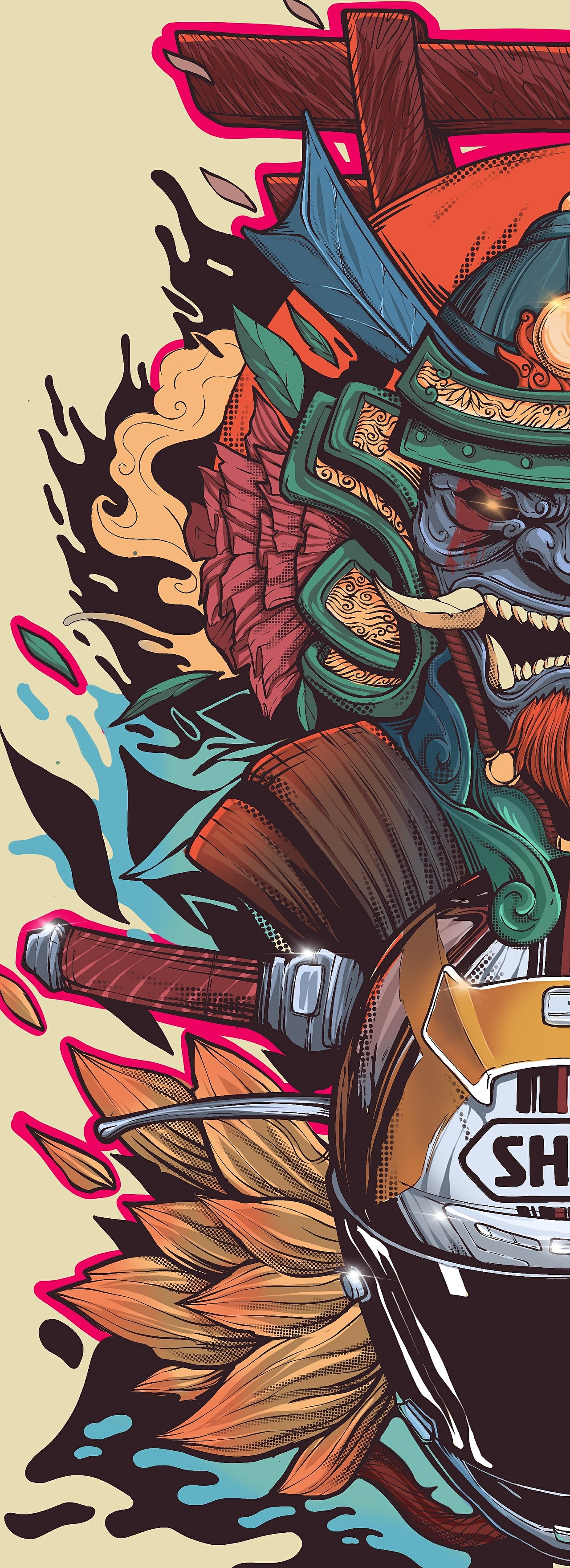 《观战客万来》margin blank原创插画