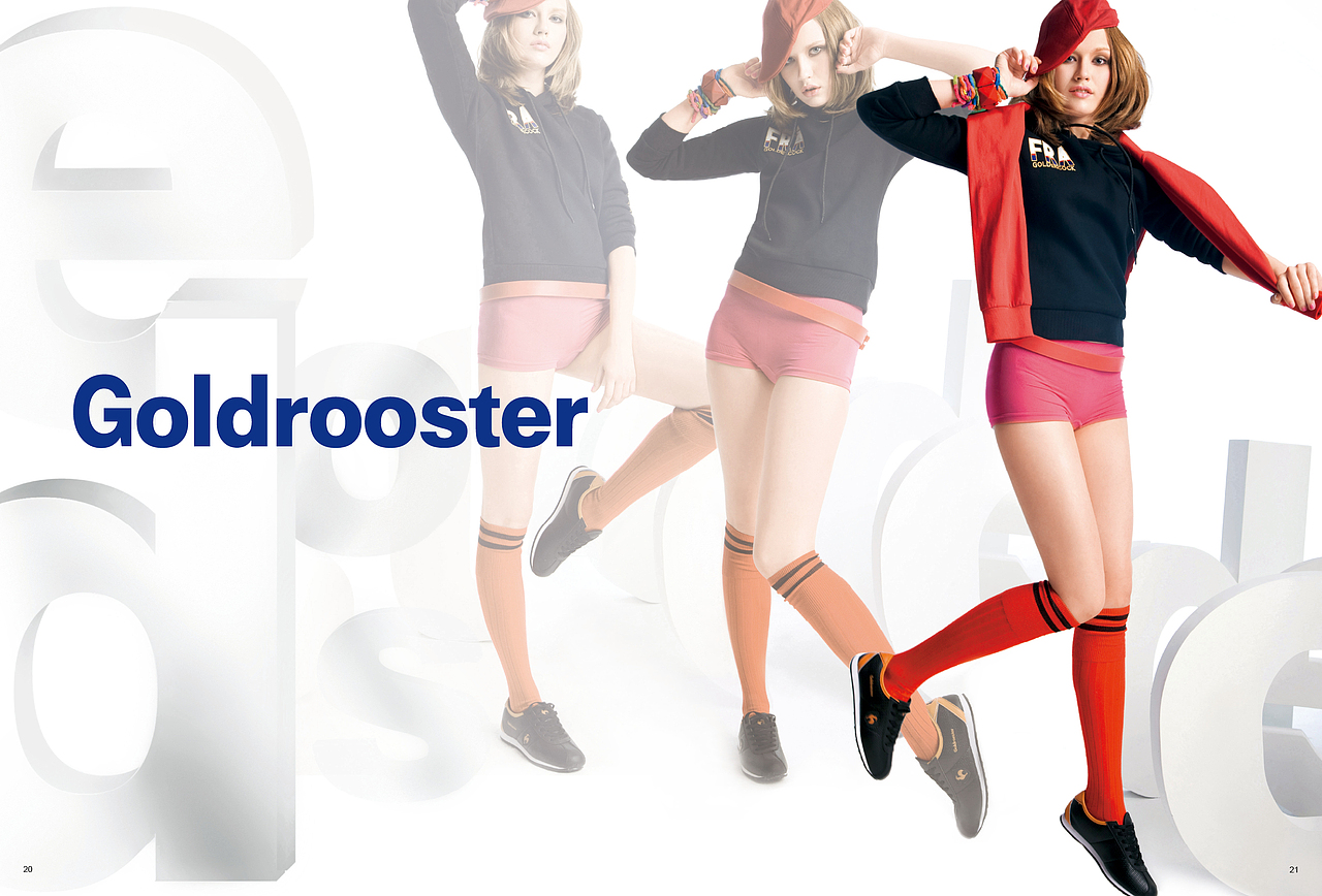 金鸡品牌运动装形象画册