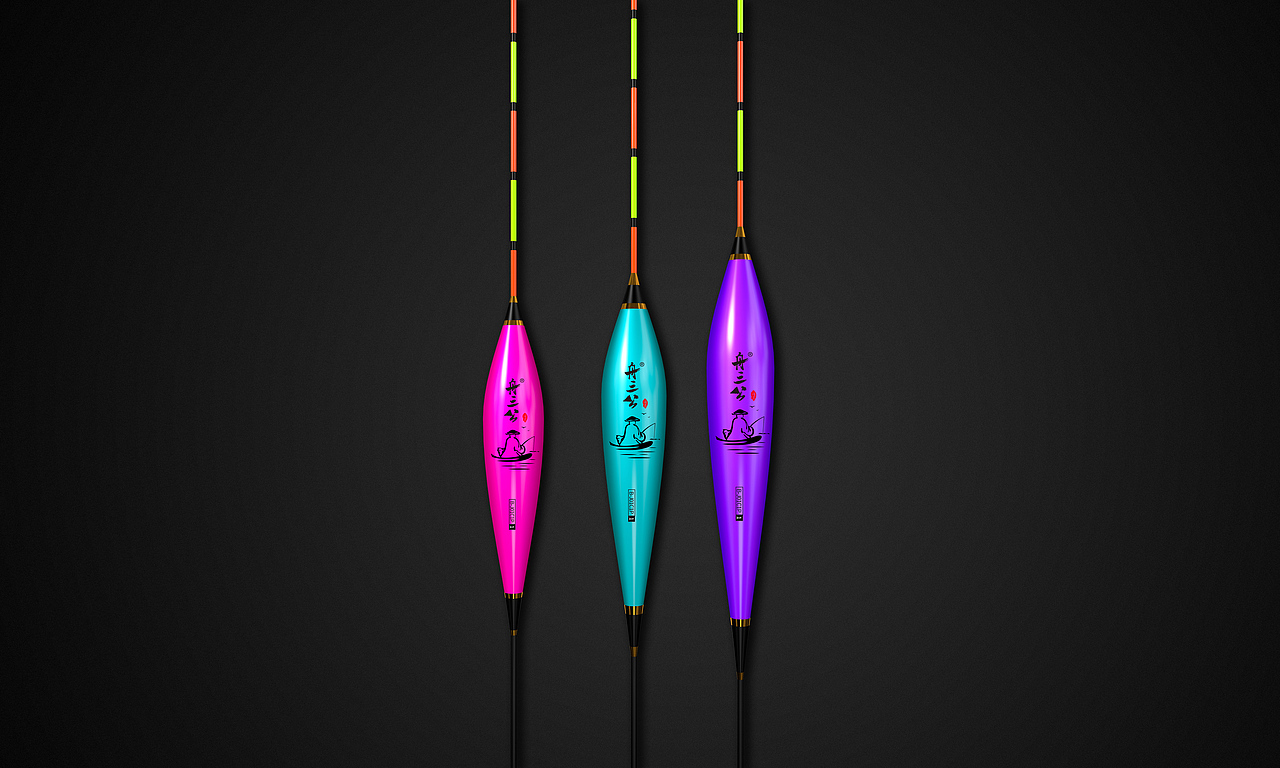 浮漂/鱼漂设计涂装渔具电商淘宝产品户外