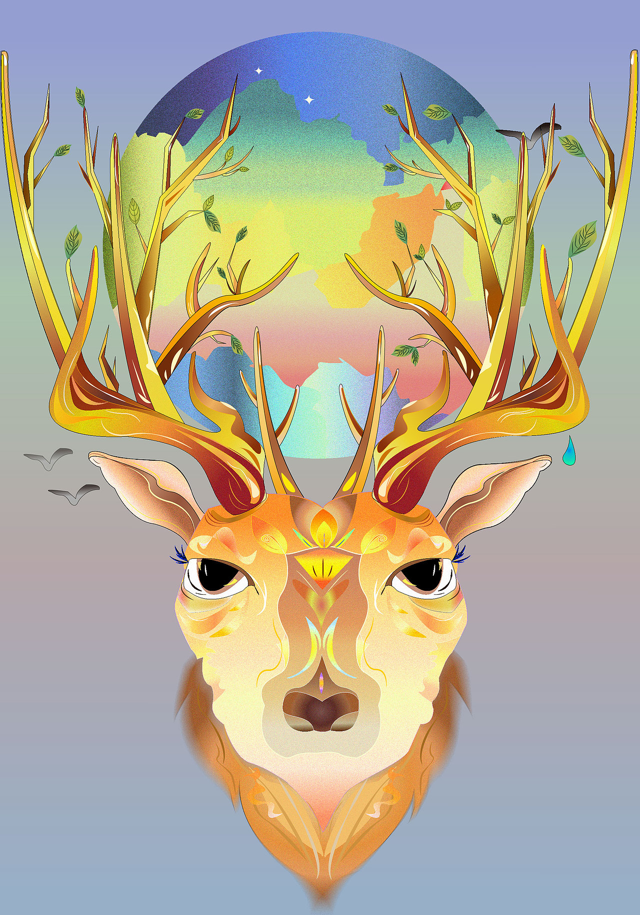 保护环境保护动物|插画|创作习作|丁克艾蒙_原创作品-站酷zcool