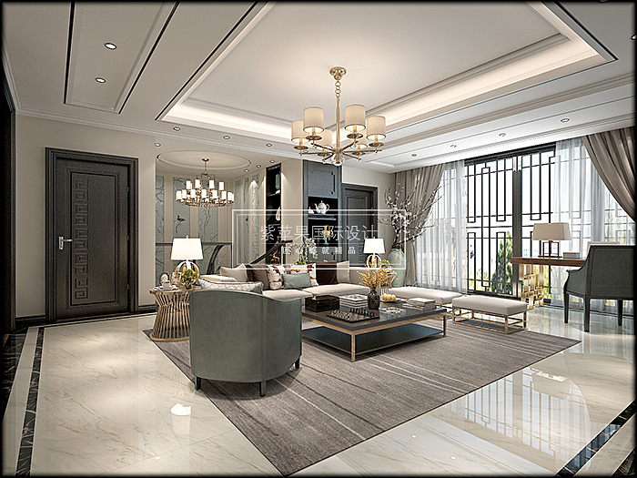 贵阳中式风格装修效果图_中式装修别墅_贵阳中式装修