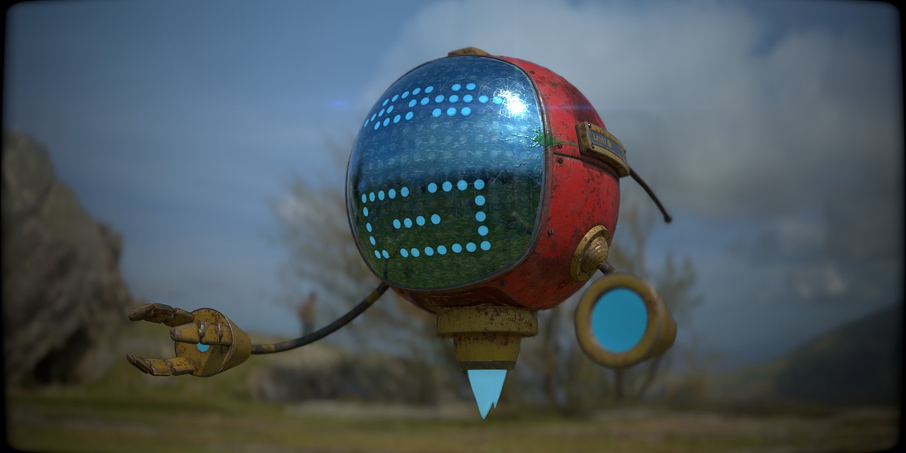 Substance paint-纹理绘制-Iray渲染输出