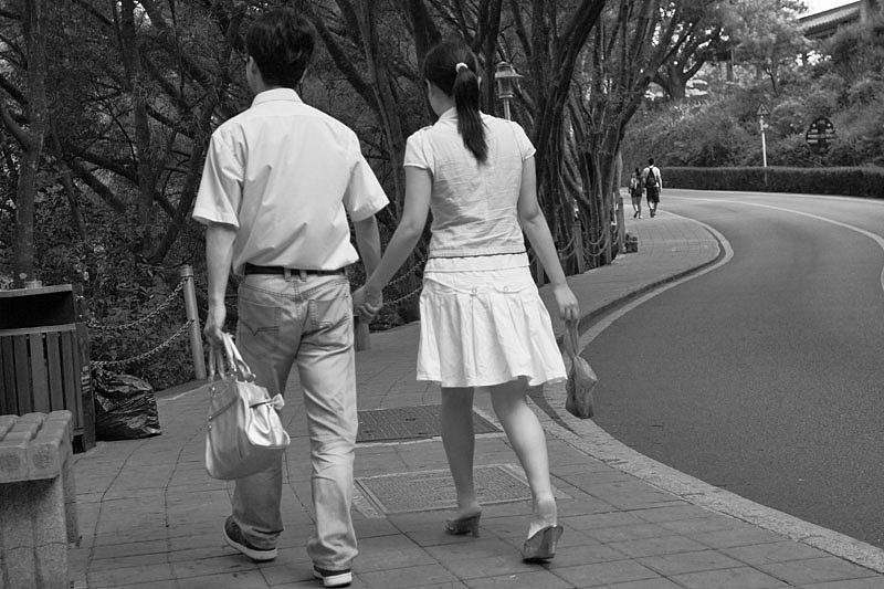 我在这里拍了好多张,终于有机会等到,前面一对,后面一对!