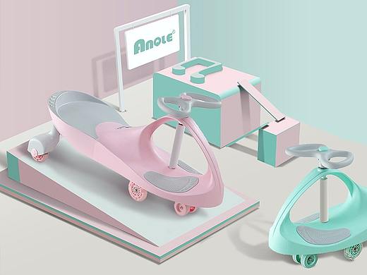 安琦樂扭扭車詳情頁設(shè)計（個人主頁-ZNDMwMTU2NDA=） - 電商 - 站酷設(shè)計師丼小邪丶原創(chuàng)素材 - 站酷ZCOOL