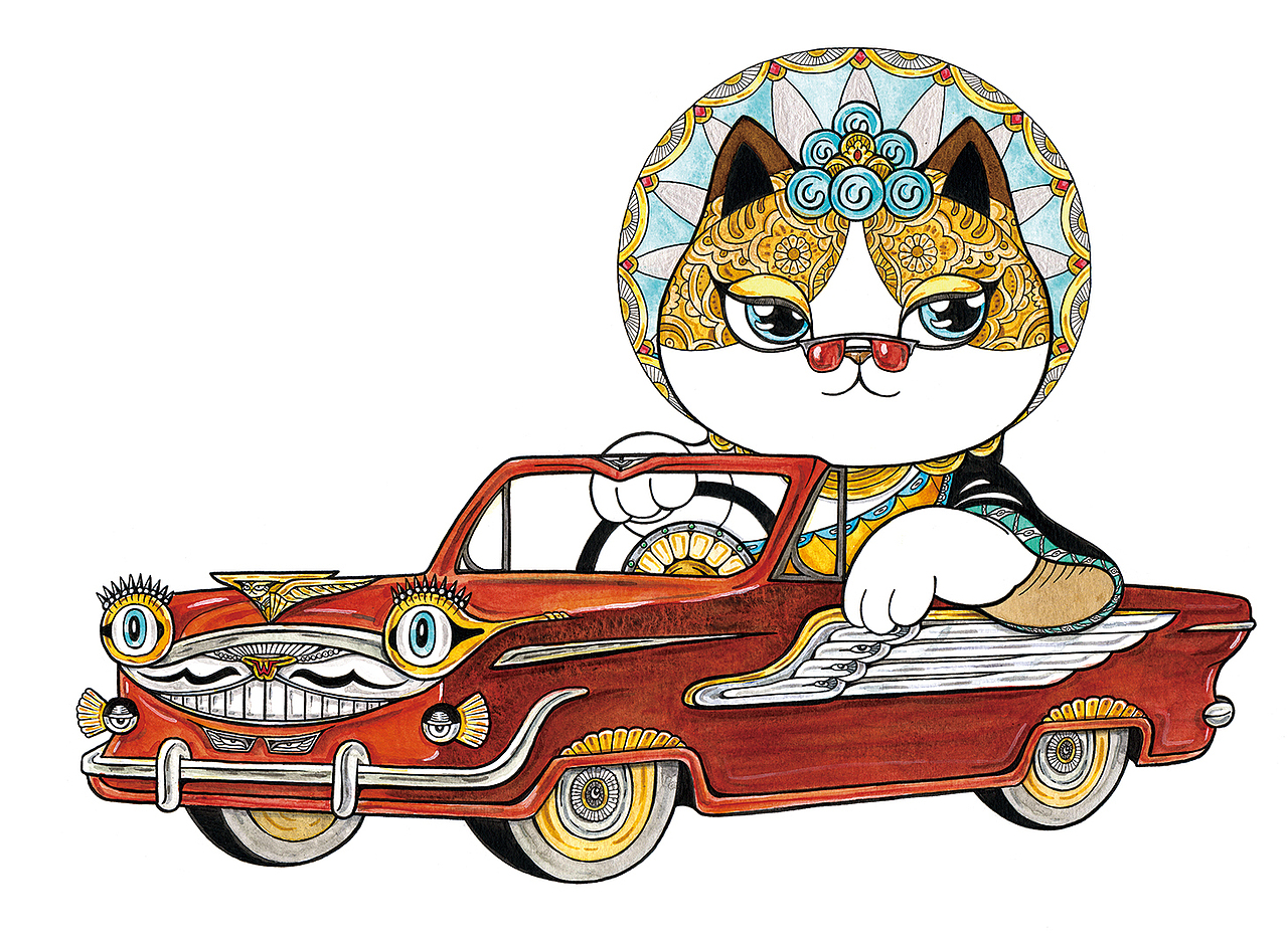 艺术作品 猫之神系列2015~2021(图ZMjg0OTEwMDg0) - 艺术插画 - 站酷设计师isolan麦麦伟原创素材 - 站酷ZCOOL
