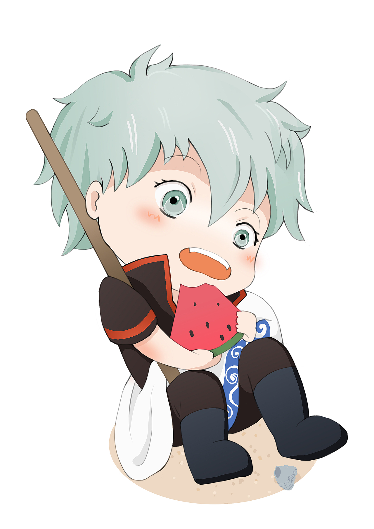 银魂q版_在下浪人左-站酷zcool