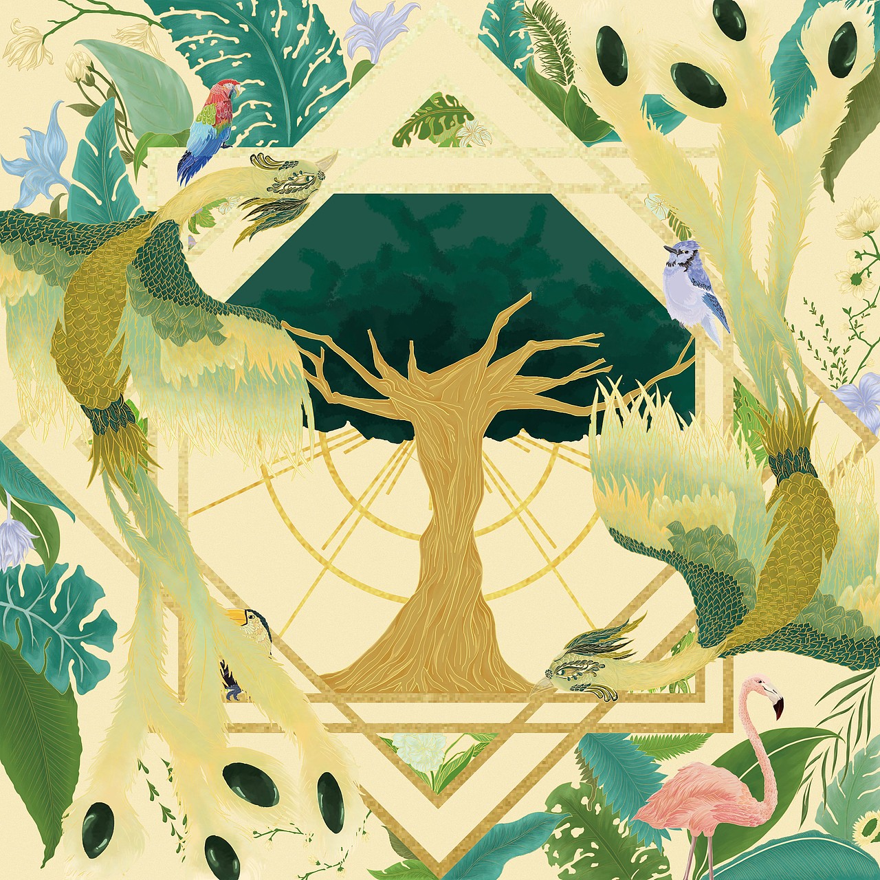 手繪原創(chuàng)絲巾/鳳凰元素（圖ZMjE3OTc5MDU2） - 創(chuàng)作習(xí)作 - 站酷設(shè)計(jì)師wxnzylpaji原創(chuàng)素材 - 站酷ZCOOL