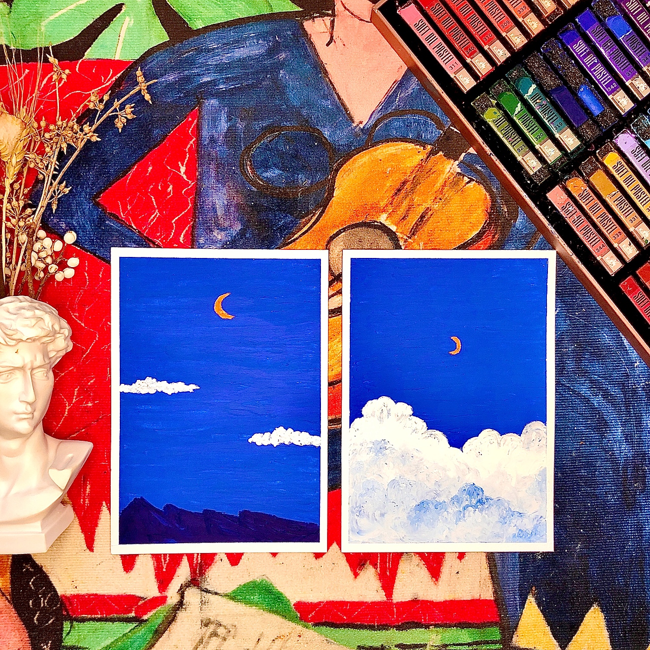 油画棒|是克莱因蓝呀·2|系列作品
