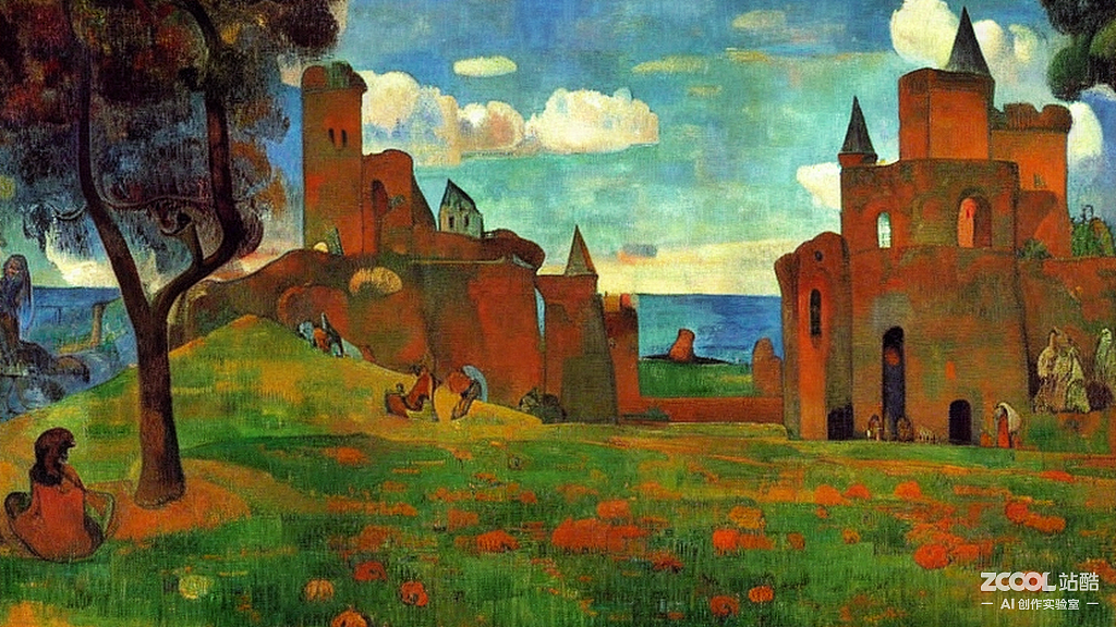 #AI创作实验室#一座古老的城堡