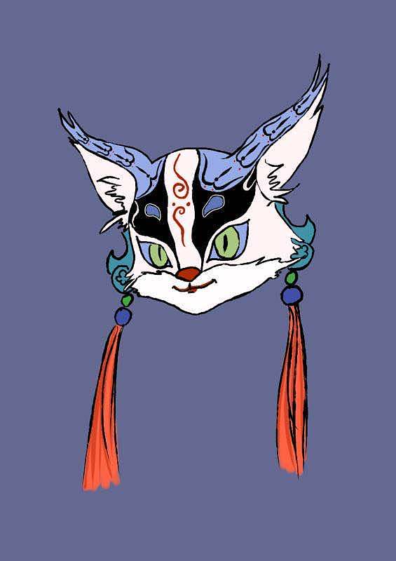 戏曲猫咪（图ZMjQ1NzcwMzg0） - 艺术插画 - 站酷设计师小小XIAO122原创素材 - 站酷ZCOOL