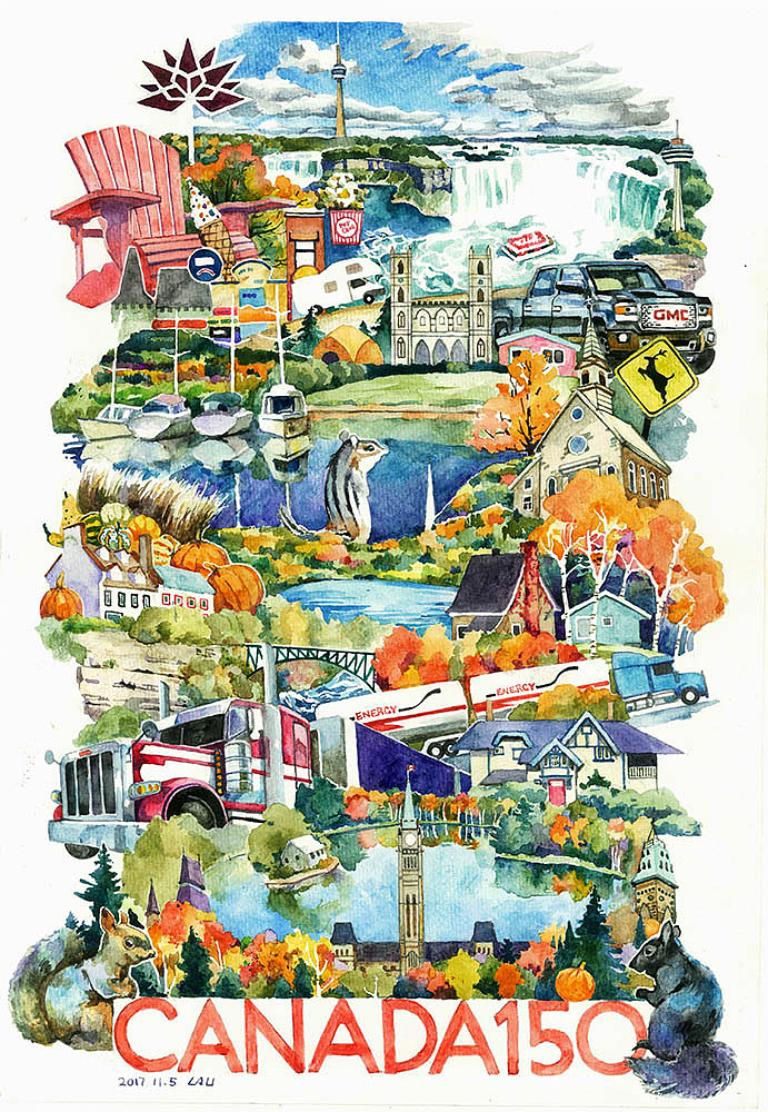 2017年·原创手绘插画系列（图ZOTYyMjc1NTI=） - 绘画 - 站酷设计师Hosanna_914原创素材 - 站酷ZCOOL