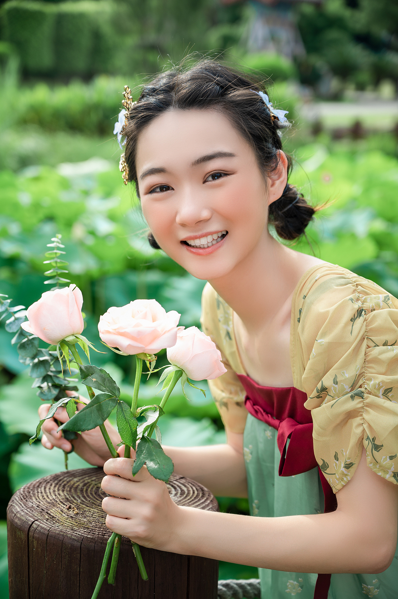 荷花少女 |汉服写真