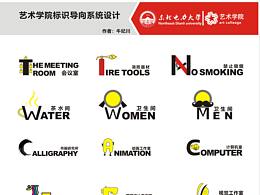 东北电力大学艺术学院导向系统