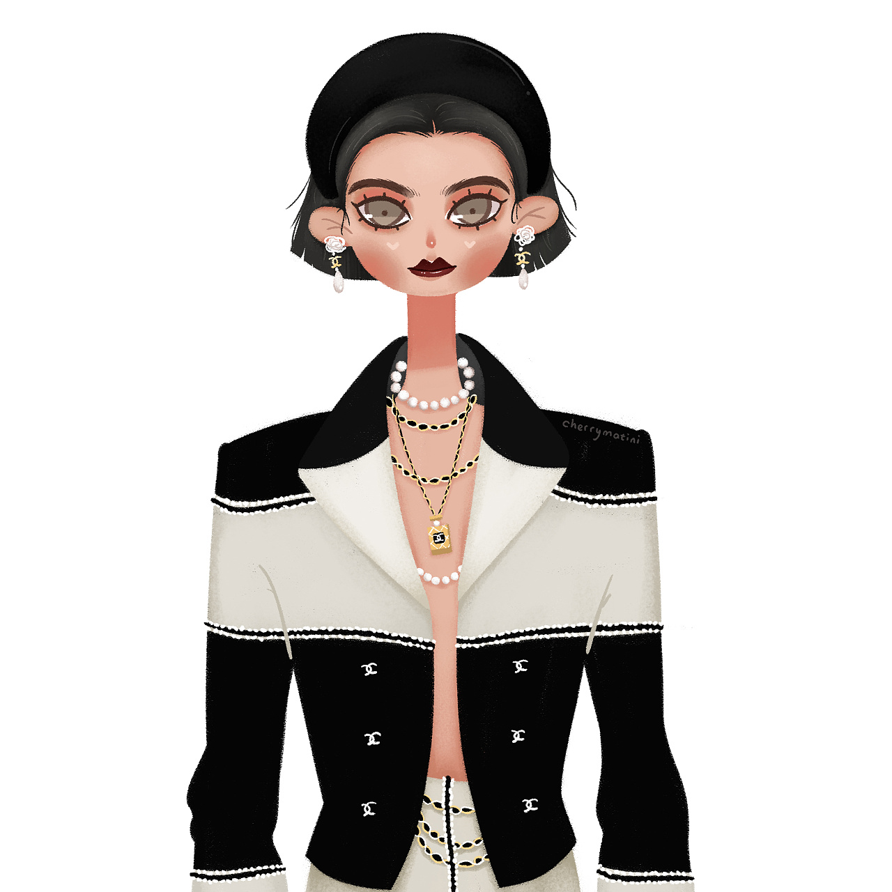 chanel时尚插画-康朋街31号