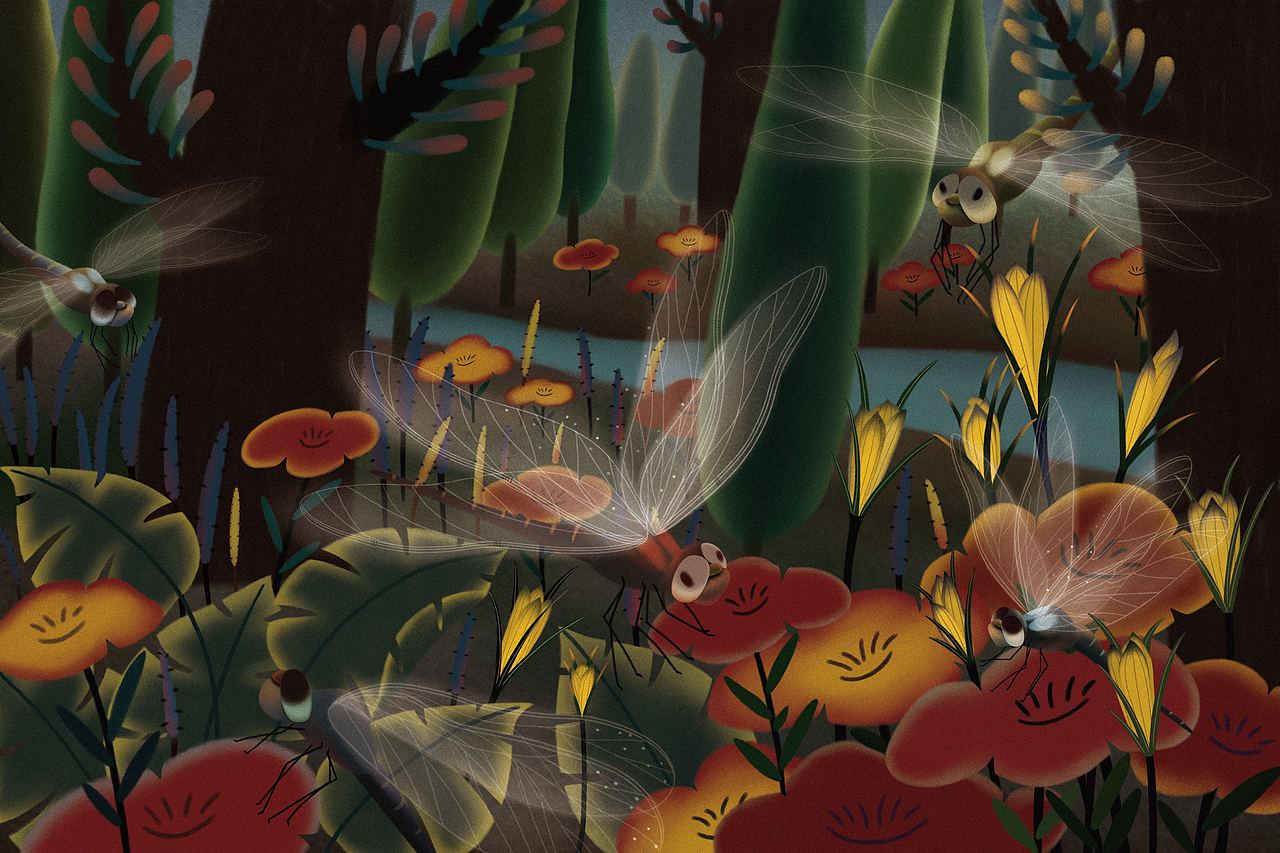 隐秘之地（图ZMjQ2NDQ2MDM2） - 艺术插画 - 站酷设计师XUE吟原创素材 - 站酷ZCOOL