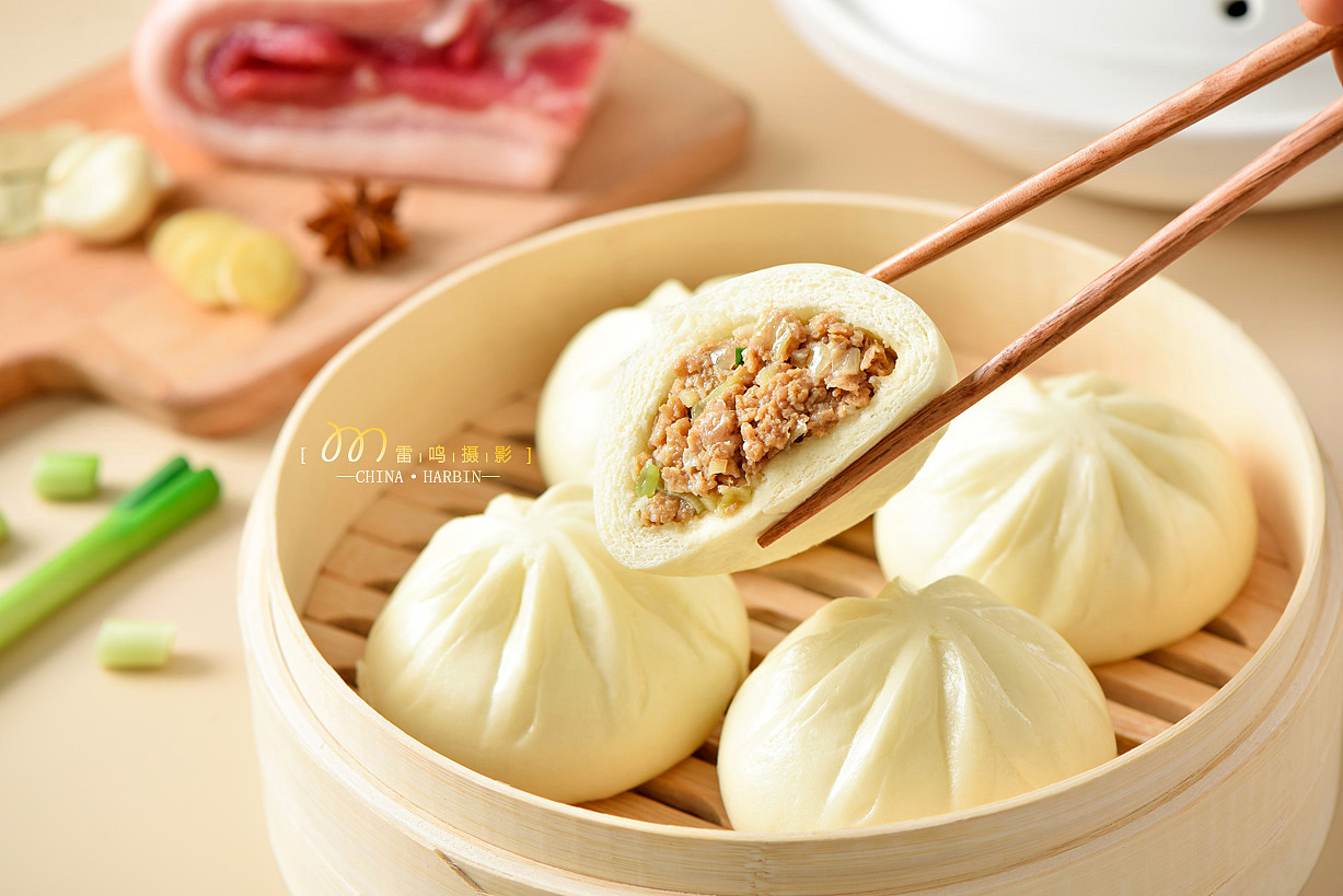 《包子馄饨豆包面食》美食 产品 环境 哈尔滨雷鸣摄影